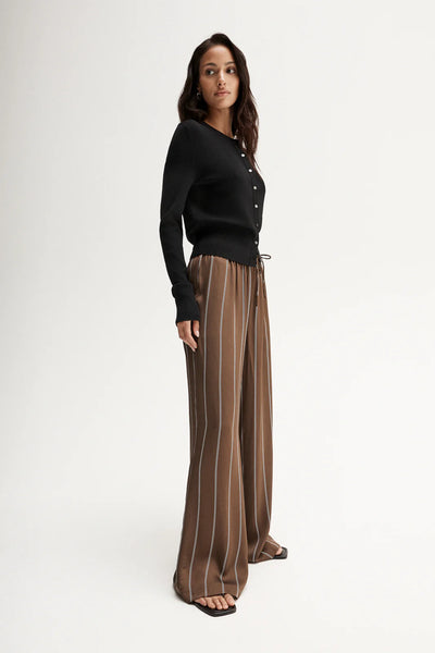 Petra Stripe Pant TAN STRIPE