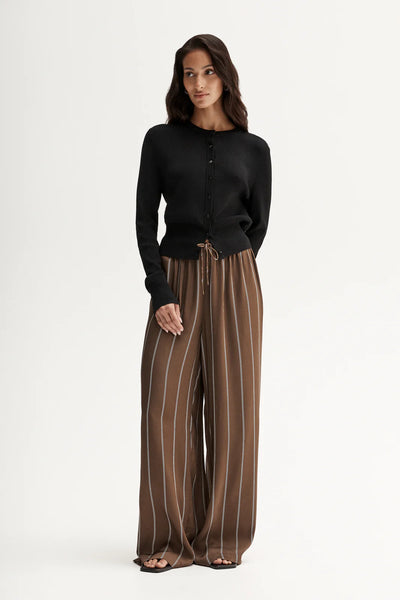 Petra Stripe Pant TAN STRIPE