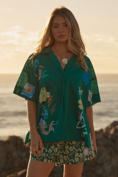 The Patron Shirt SEAS THE DAY GREEN