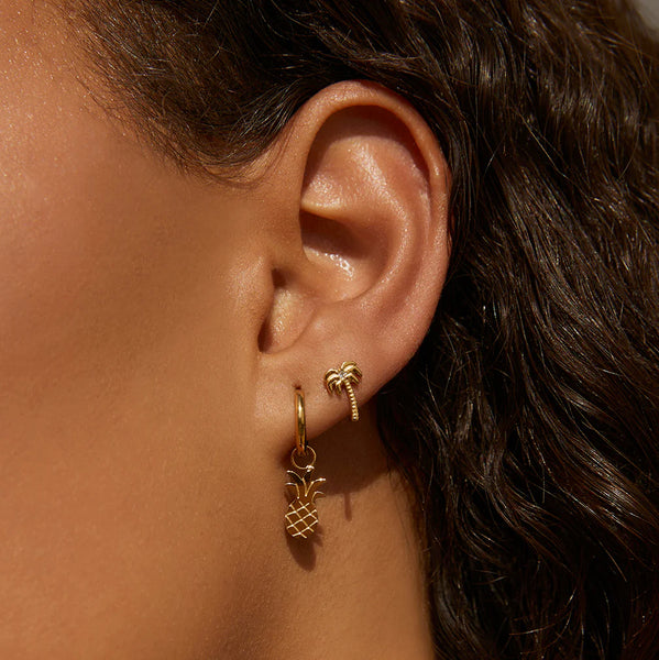 Palm Spring Studs 14K GOLD PLATED