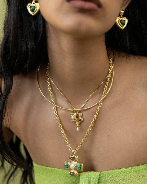 Shreya Necklace 18K GOLD PLATED