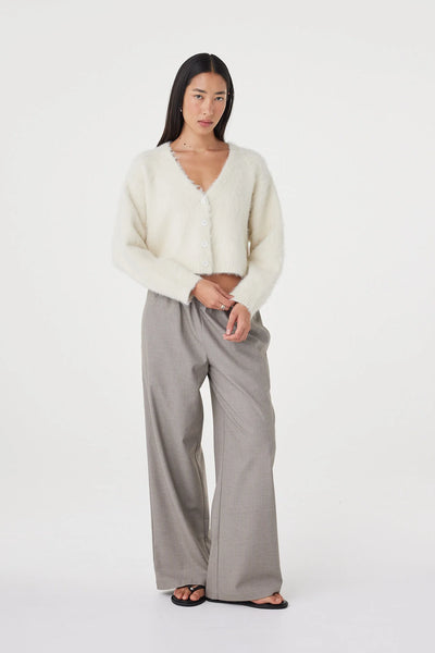 Liora Fluffy Cardigan CREAM