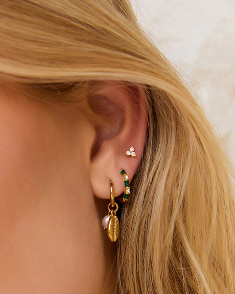 Papaya Enamel Huggies KIWI