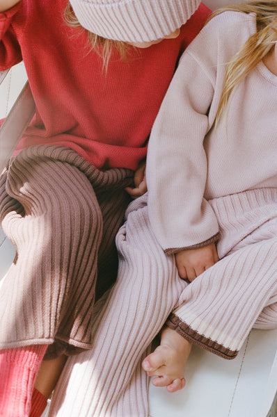 Essential Knit Pant DUSTY PINK
