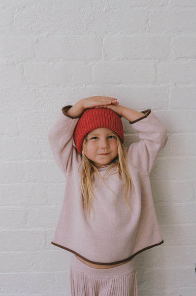 Essential Knit Jumper DUSTY PINK