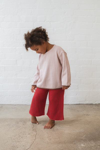 Essential Knit Pants CHILLI