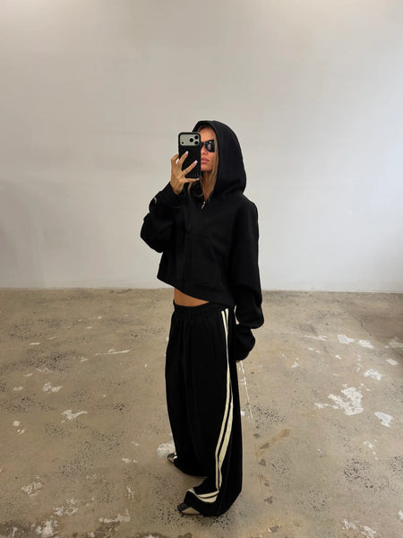 SSAINT Barrel Pant BLACK/ BUTTER
