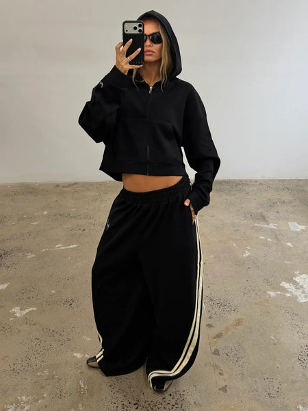 SSAINT Barrel Pant BLACK/ BUTTER