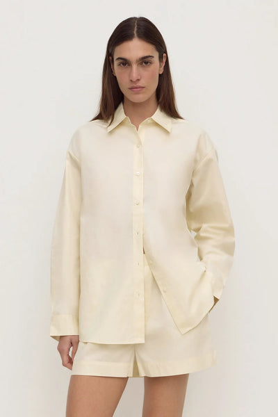 Micha Poplin L/S Shirt VANILLA