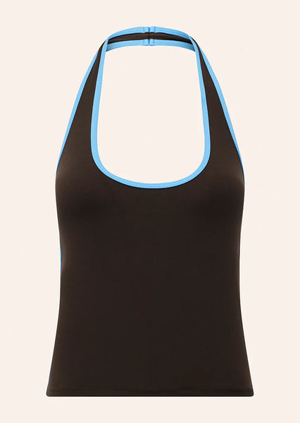 Radar Halter Tank COFFEE/ MARINA