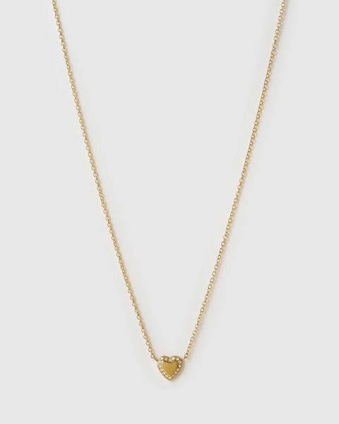 Rosie Heart Necklace 14K GOLD PLATED