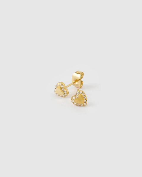 Rosie Heart Stud Earrings