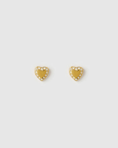 Rosie Heart Stud Earrings