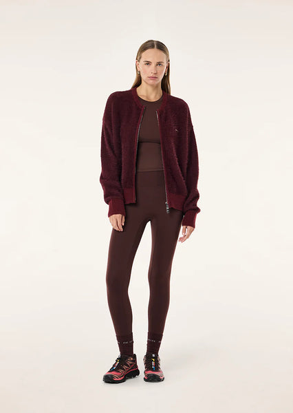 Sable Knit Bomber MAHOGANY
