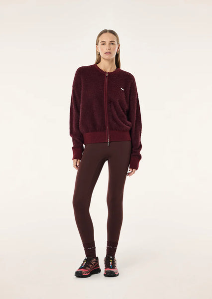 Sable Knit Bomber MAHOGANY