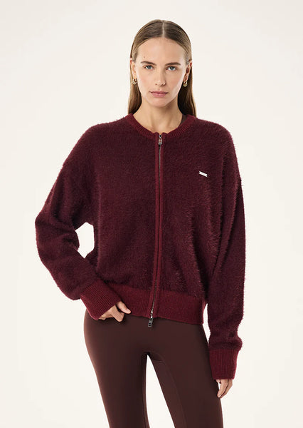 Sable Knit Bomber MAHOGANY