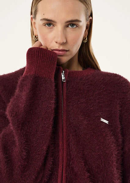 Sable Knit Bomber MAHOGANY