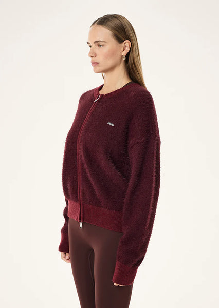 Sable Knit Bomber MAHOGANY