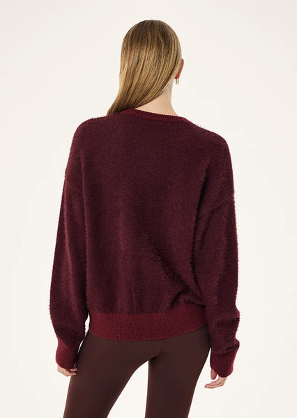 Sable Knit Bomber MAHOGANY