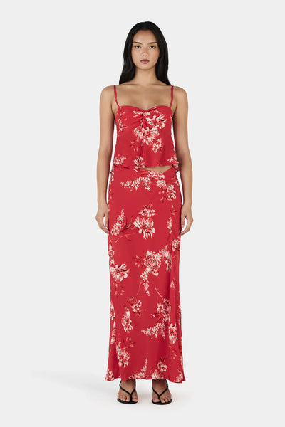 Janelle Maxi Skirt FIRE BLOOM