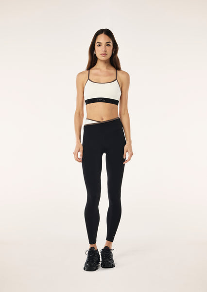 Signature Sports Bra WHISPER WHITE/ WALNUT