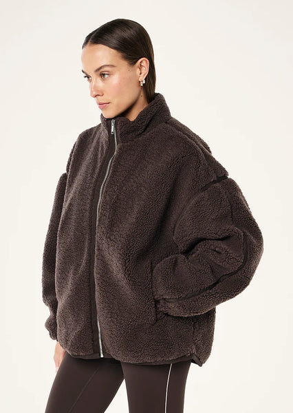 Surge Teddy Jacket COFFEE