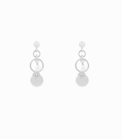 Tilly Freshwater Pearl Earrings STERLING SILVER