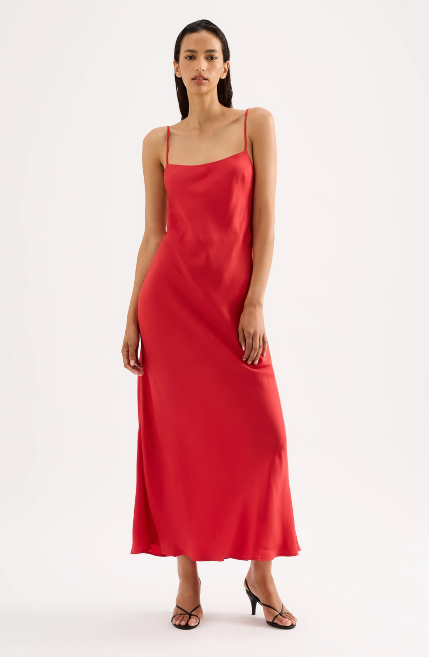 Greta Slip Dress CHILLI