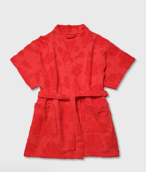 Cotton Beach and Bath Robe WATERMELON