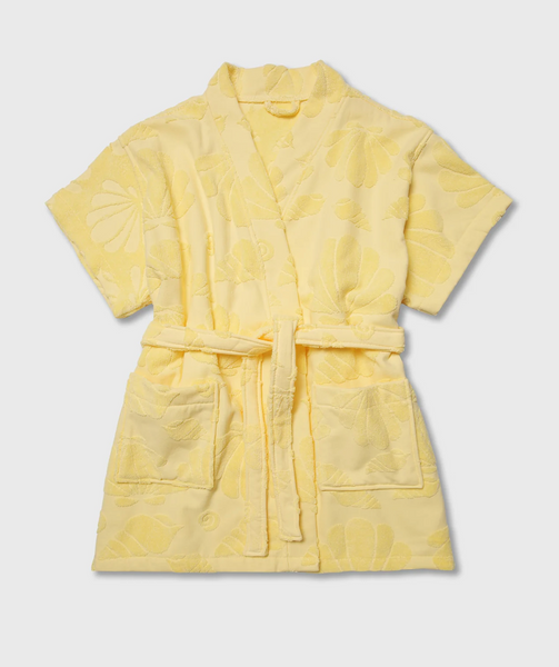 Cotton Beach and Bath Robe YELLOW
