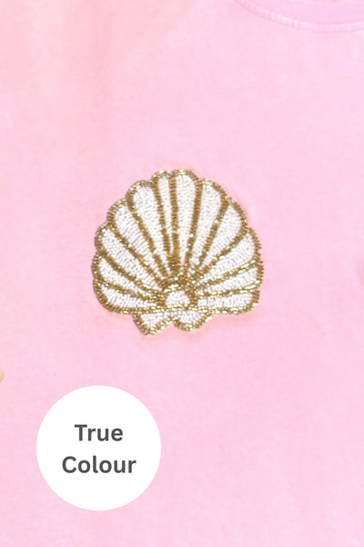 The Very Oversized Shell Titty Tee LIGHT PINK