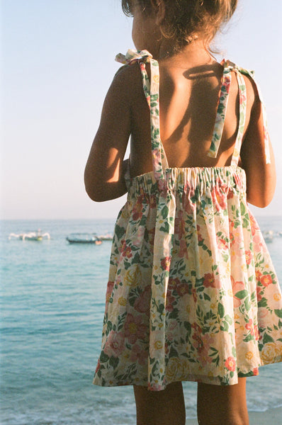 Luna Pinafore GARDEN FLORAL