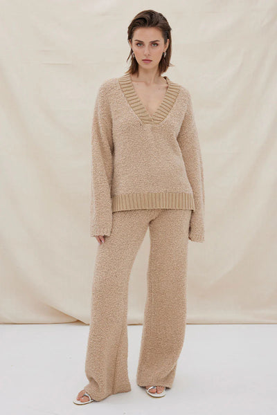 Axis Knit Sweater MINK