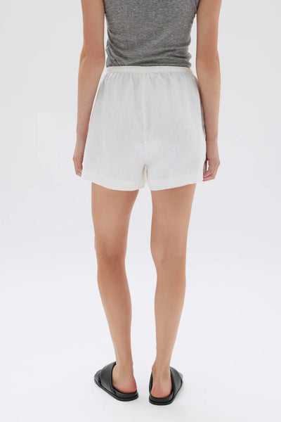 Stella Linen Short WHITE