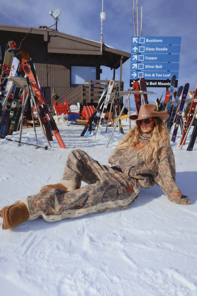 The Name Yourself Barrel-Leg Trackpants TREE CAMO