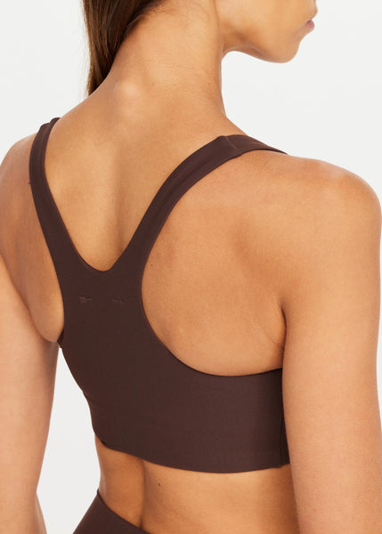 Peached Jade Racerback Bra COCOA