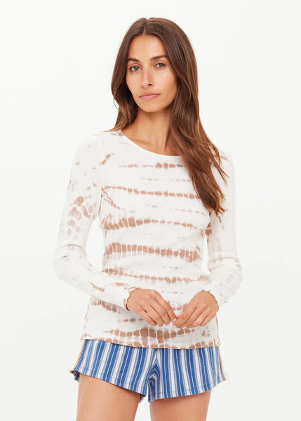 Ayla Chrissy Long Sleeve Top TIE DYE