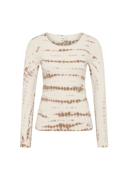 Ayla Chrissy Long Sleeve Top TIE DYE