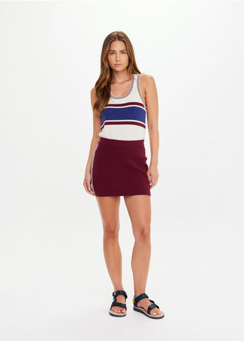 Adesa Zelma Knit Mini Skirt MERLOT