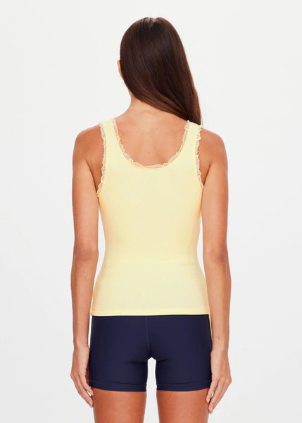 Del Rey Pointelle Tank Top BUTTER