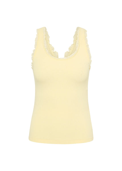 Del Rey Pointelle Tank Top BUTTER