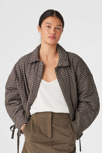 Matteo Jacket ESPRESSO CHECK