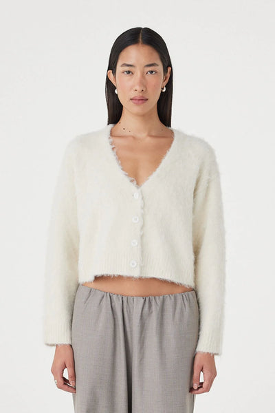 Liora Fluffy Cardigan CREAM