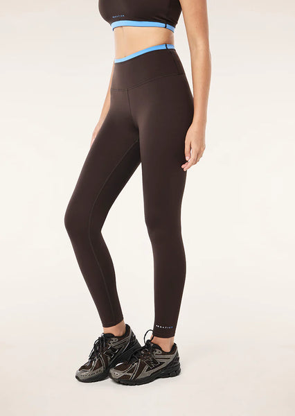 Vita Full Length Legging COFFEE & MARINA BLUE