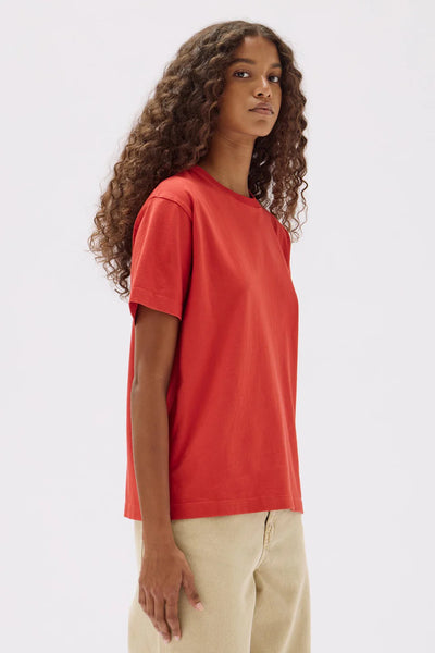 Womens Organic Base Tee PAPAYA