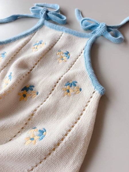Bloom Pointelle Tie Dress PANSY