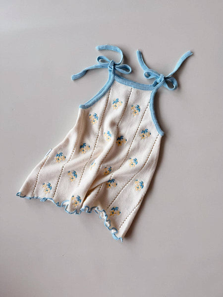 Bloom Pointelle Tie Dress PANSY