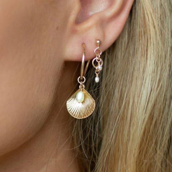 Peta Freshwater Pearl Earrings 14K GOLD FILLED