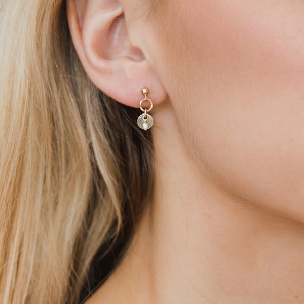 Sia Freshwater Pearl Earrings 14K GOLD FILLED
