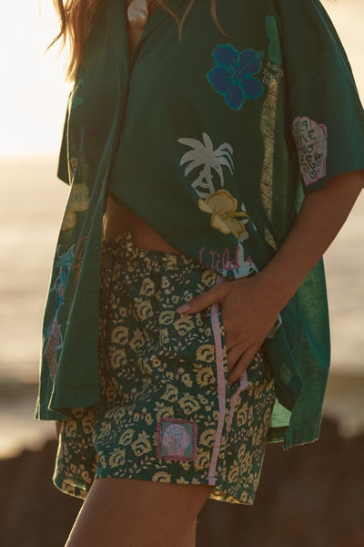 The Altos Short SEAS THE DAY GREEN